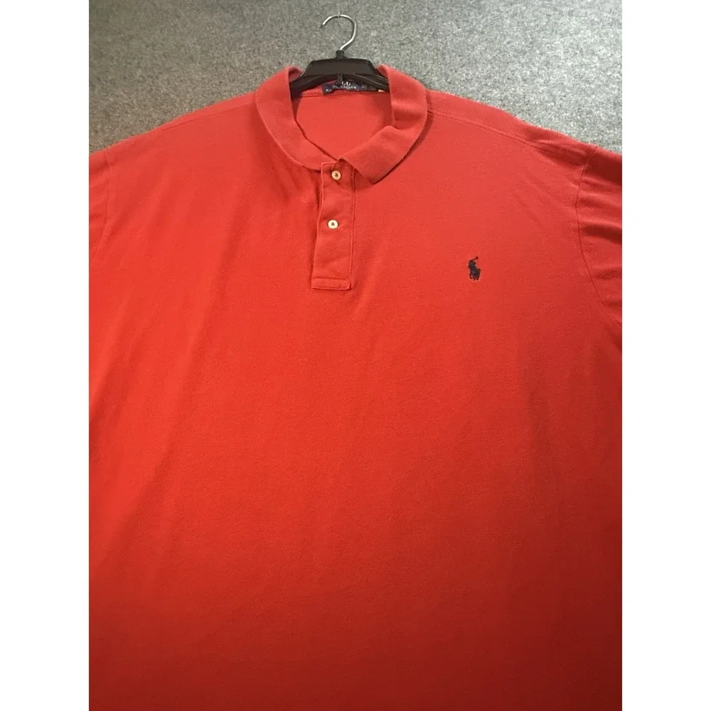 Polo Ralph‎ Lauren Red Short Sleeve Mesh Polo Shirt Size 4XB